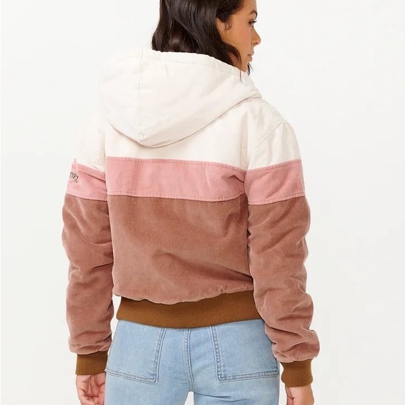 Rip Curl Corduroy Puffer Jacket New with tag - Picture 3 of 5